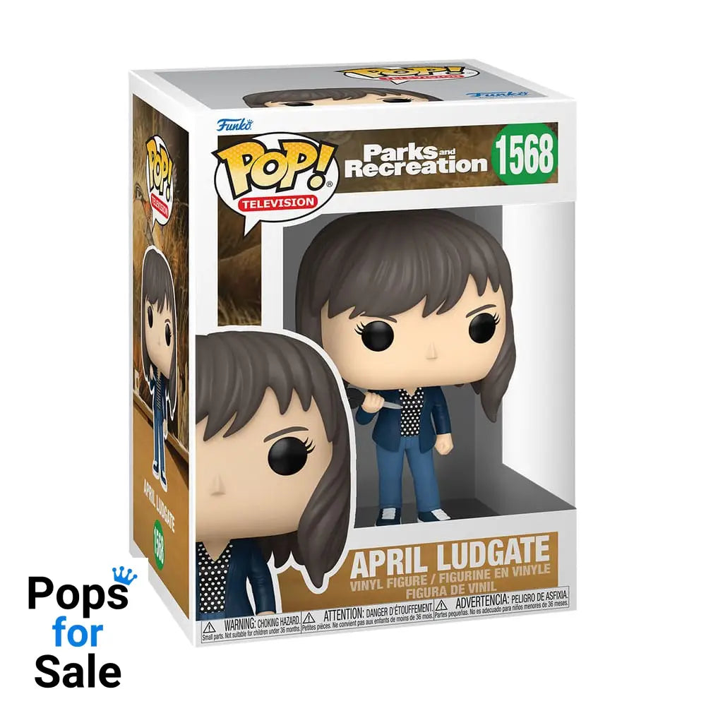 1568 April Ludgate - Parks and Recreation 15th Anniversary New Funko POP