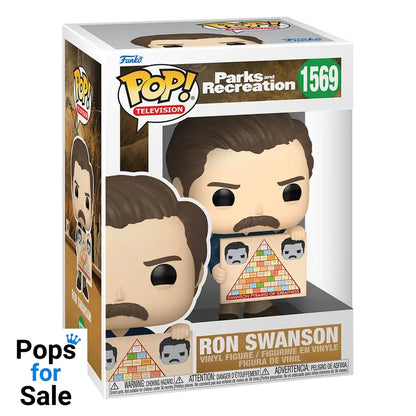 1569 Ron Swanson - Parks and Recreation 15th Anniversary New Funko POP