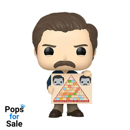 1569 Ron Swanson - Parks and Recreation 15th Anniversary New Funko POP