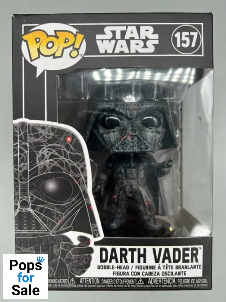 157 Darth Vader (Force Choke Futura) Star Wars Funko POP - Damaged Box