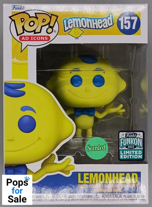 #157 Lemonhead - Scented - Ad Icons - 2022 Con Funko POP - PopsforSale.co.uk