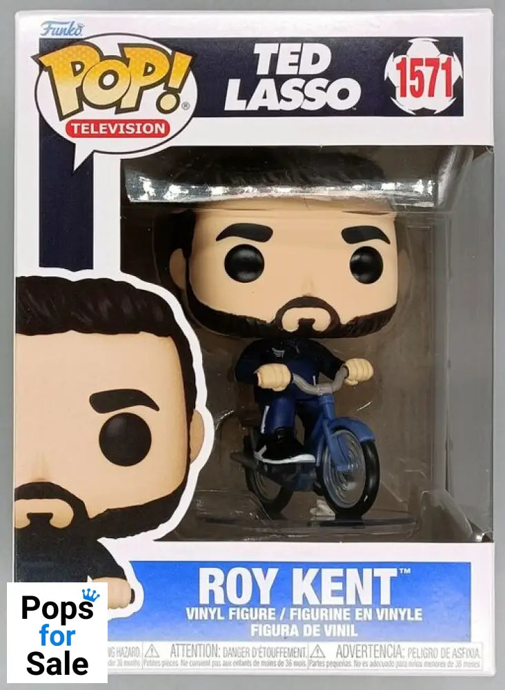 1571 Roy Kent on Bike - Ted Lasso Funko POP - Brand New