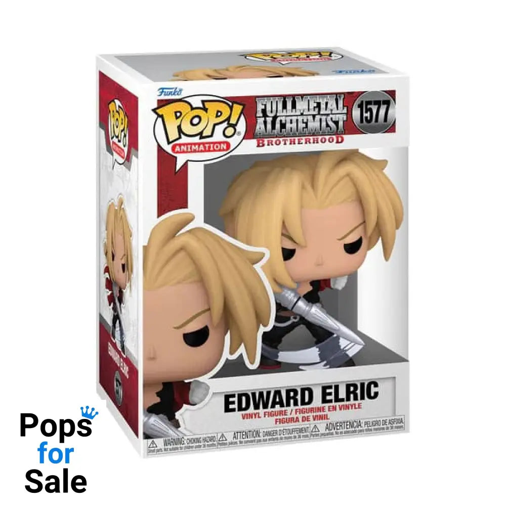 #1577 Edward Elric w/Blade - Fullmetal Alchemist Funko POP Preorder - PopsforSale.co.uk