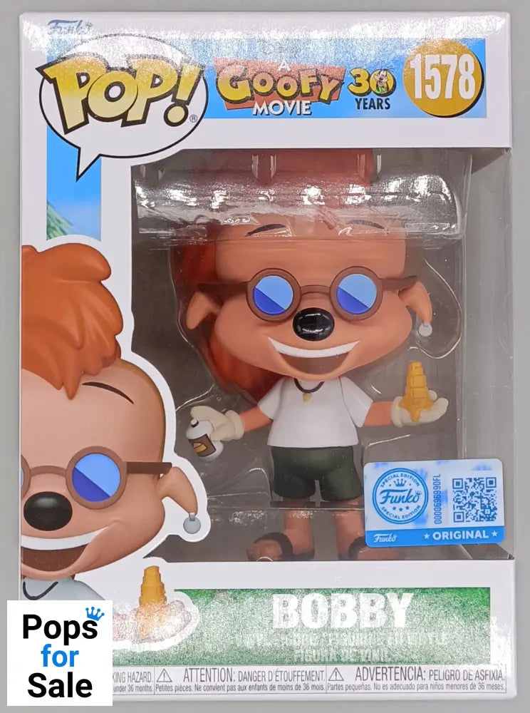 1578 Bobby - Disney A Goofy Movie 30th Anniversary Funko POP - Brand New
