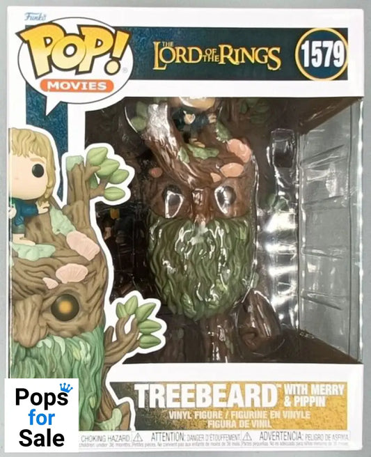 1579 Treebeard w/Mary & Pippin - 6 Inch - The Lord of the Rings Funko POP - Brand New