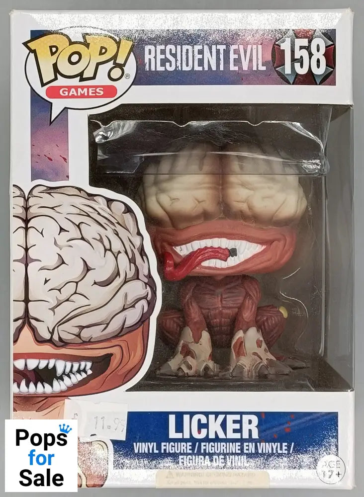 158 Licker - Resident Evil - Box Damaged Funko POP