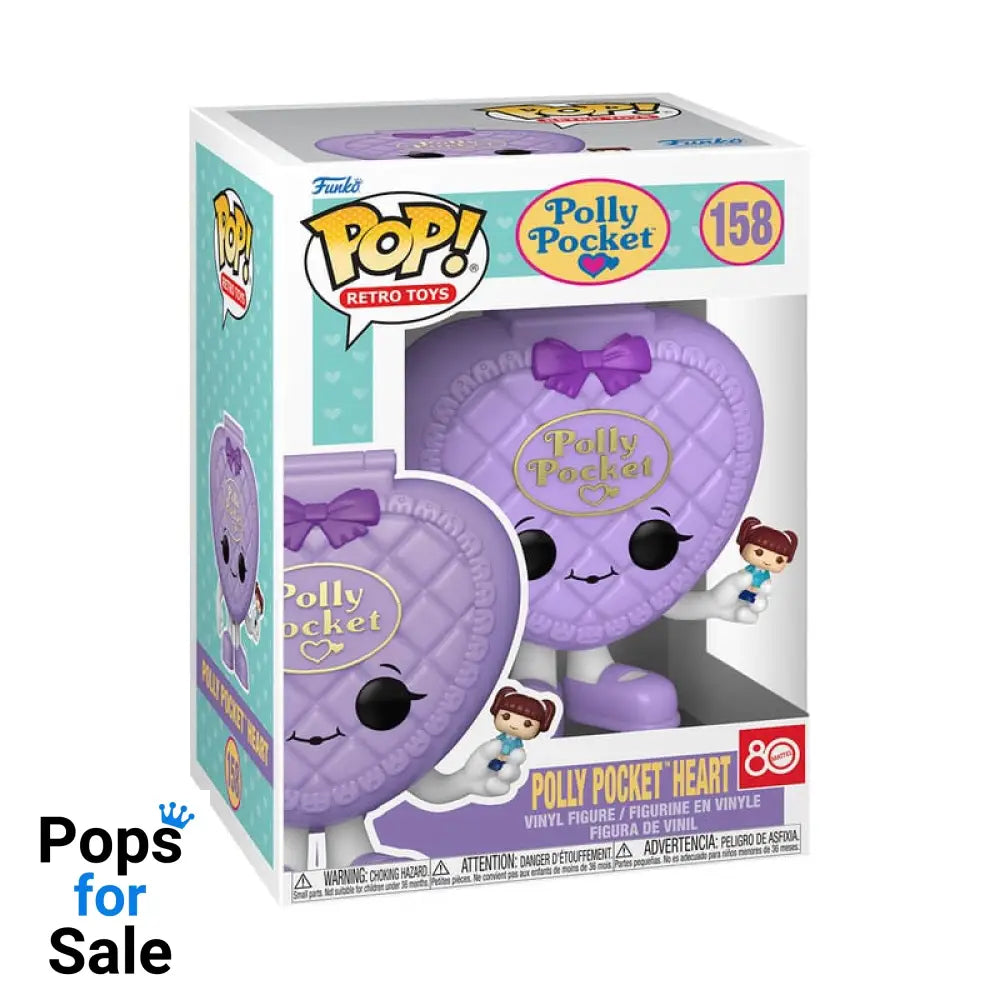 158 Polly Pocket Heart Shell (PU) - Polly Pocket Funko POP - PRESALE POP! Figures