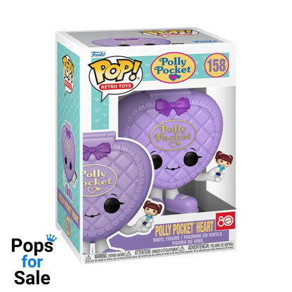 158 Polly Pocket Heart Shell (PU) - Polly Pocket Funko POP - PRESALE POP! Figures