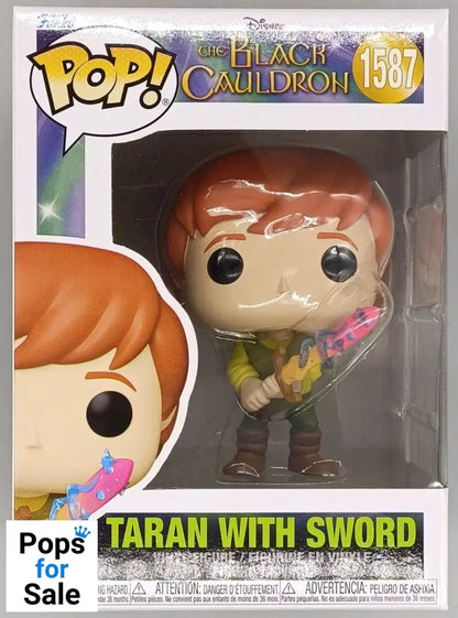 1587 Taran with Sword - Disney The Black Cauldron Funko POP - Brand New
