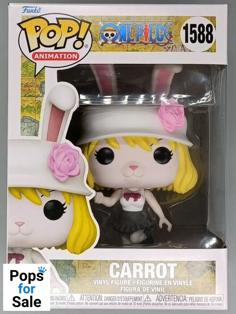 1588 Carrot with Hat - One Piece - Box Damaged Funko POP