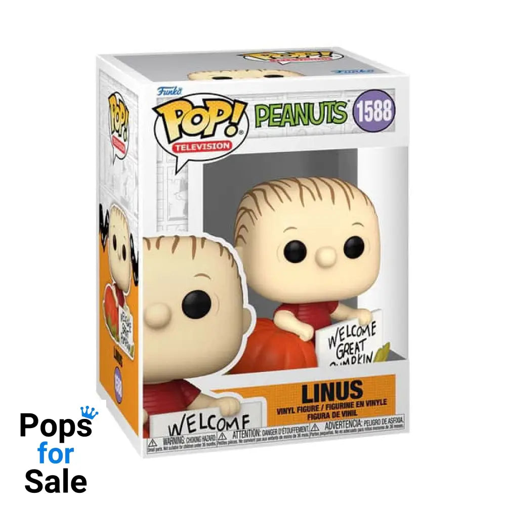 #1588 Linus - It's The Great Pumpkin - Peanuts Funko POP Preorder - PopsforSale.co.uk