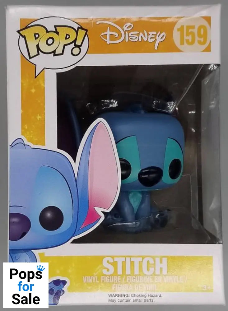 159 Stitch (Seated) - Disney Lilo & Stitch - Box Damaged Funko POP