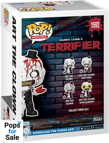 1592 Art the Clown (Bloody) - Terrifier - Horror Funko POP - Brand New