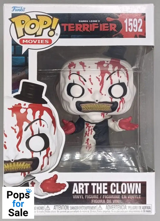 1592 Art the Clown (Bloody) - Terrifier - Horror Funko POP - Brand New