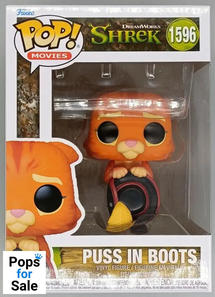 1596 Puss in Boots - Shrek Funko POP New