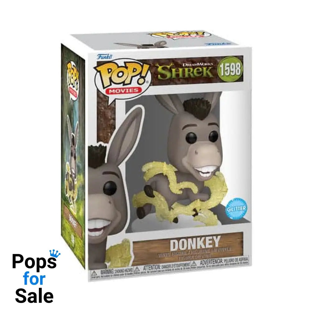 1598 Donkey (Glitter) - Shrek Funko POP - Brand New