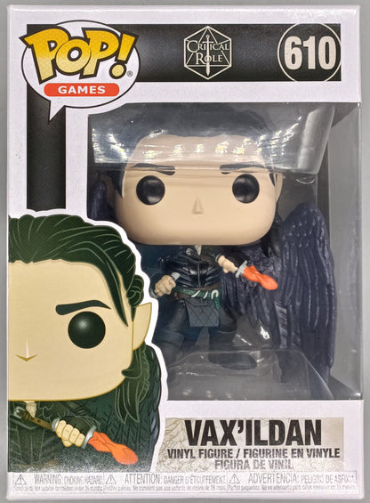 #610 Vax'ildan - Critical Role - Box Damaged Funko POP