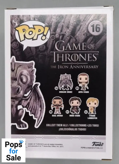 #16 Drogon (Iron) - Game of Thrones Funko POP - PopsforSale.co.uk