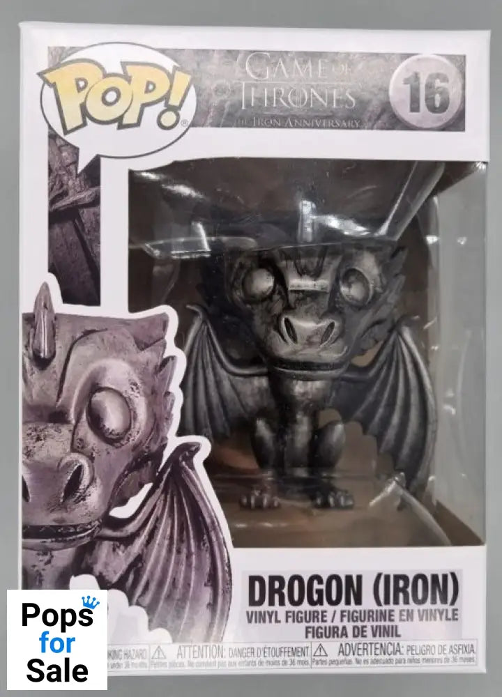 #16 Drogon (Iron) - Game of Thrones Funko POP - PopsforSale.co.uk