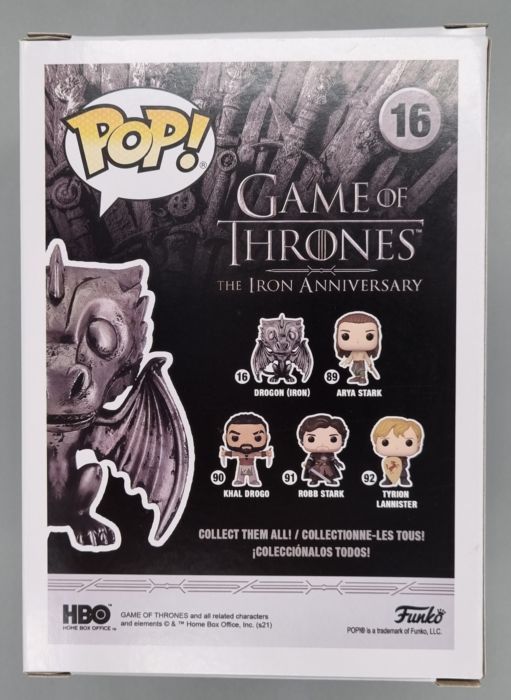 #16 Drogon (Iron) - Game of Thrones Funko POP - PopsforSale.co.uk