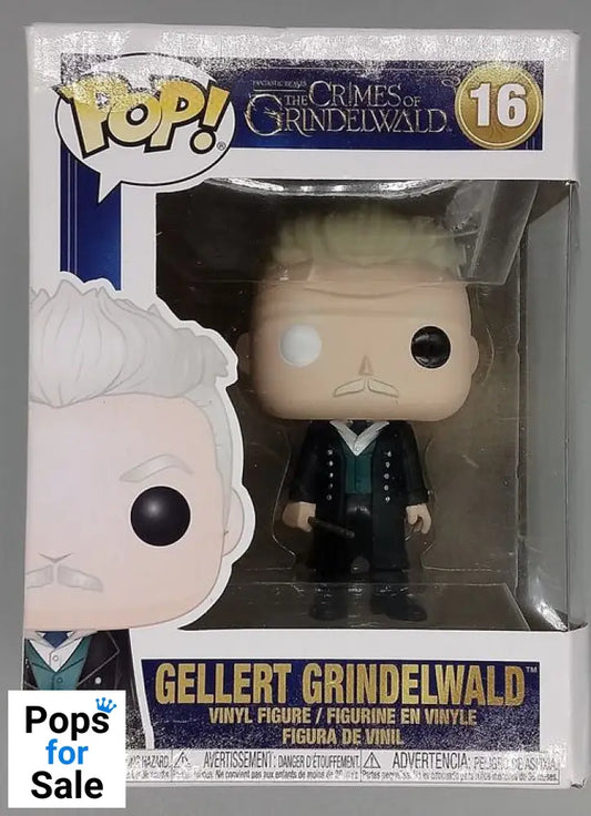 #16 Gellert Grindelwald - Fantastic Beasts - Box Damaged Funko POP - PopsforSale.co.uk