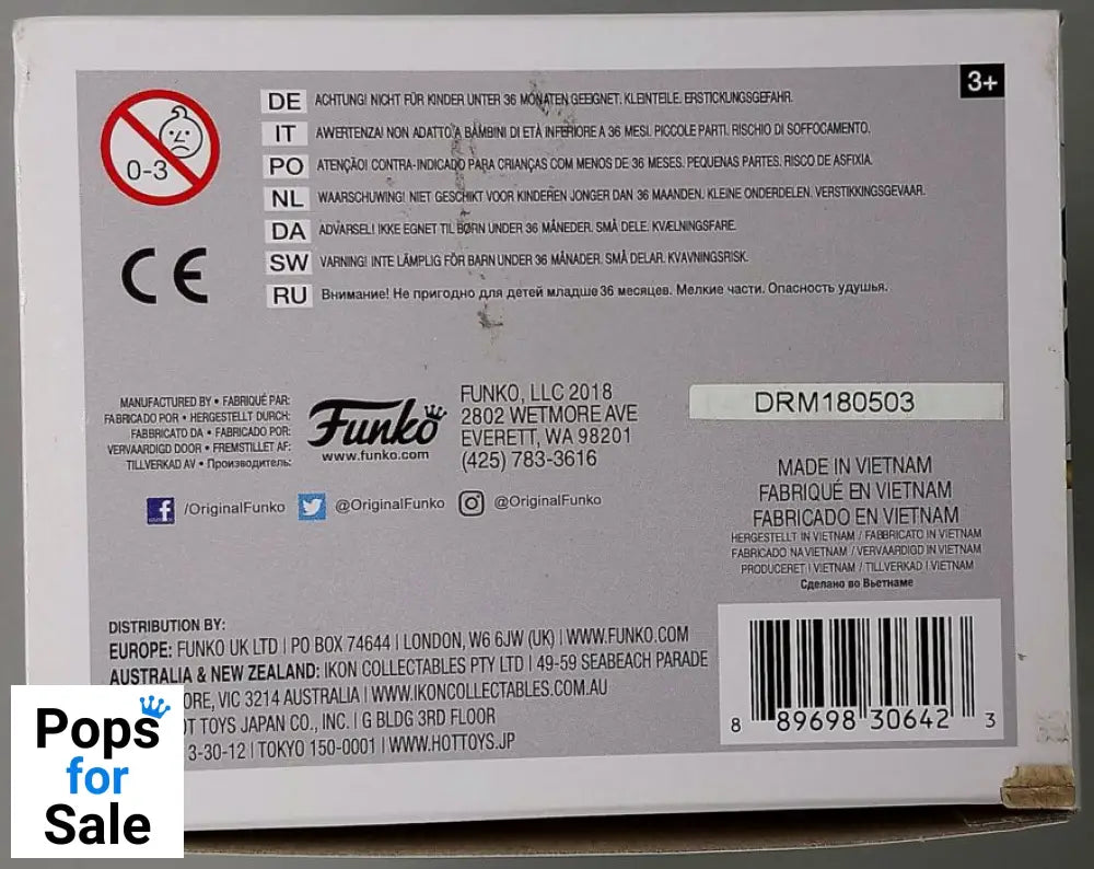 #16 Gh�s in Pajamas - Flocked - SAGA - 2018 Con Box Damaged Funko POP