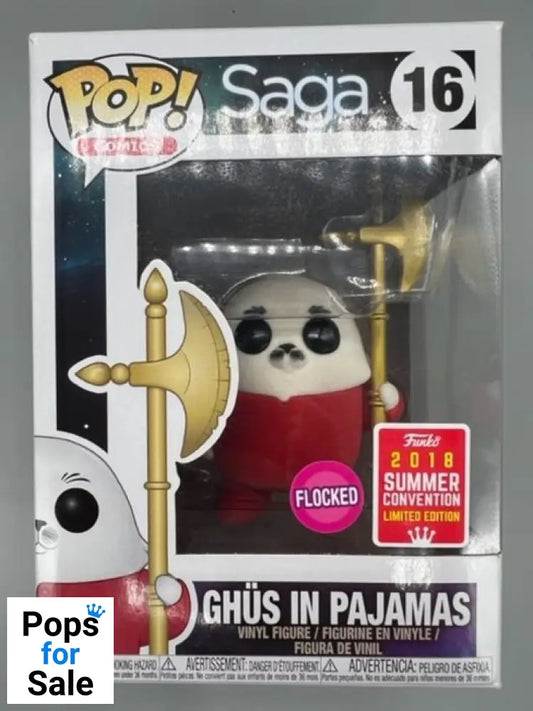 #16 Ghus in Pajamas - Flocked - SAGA - 2018 Con Funko POP