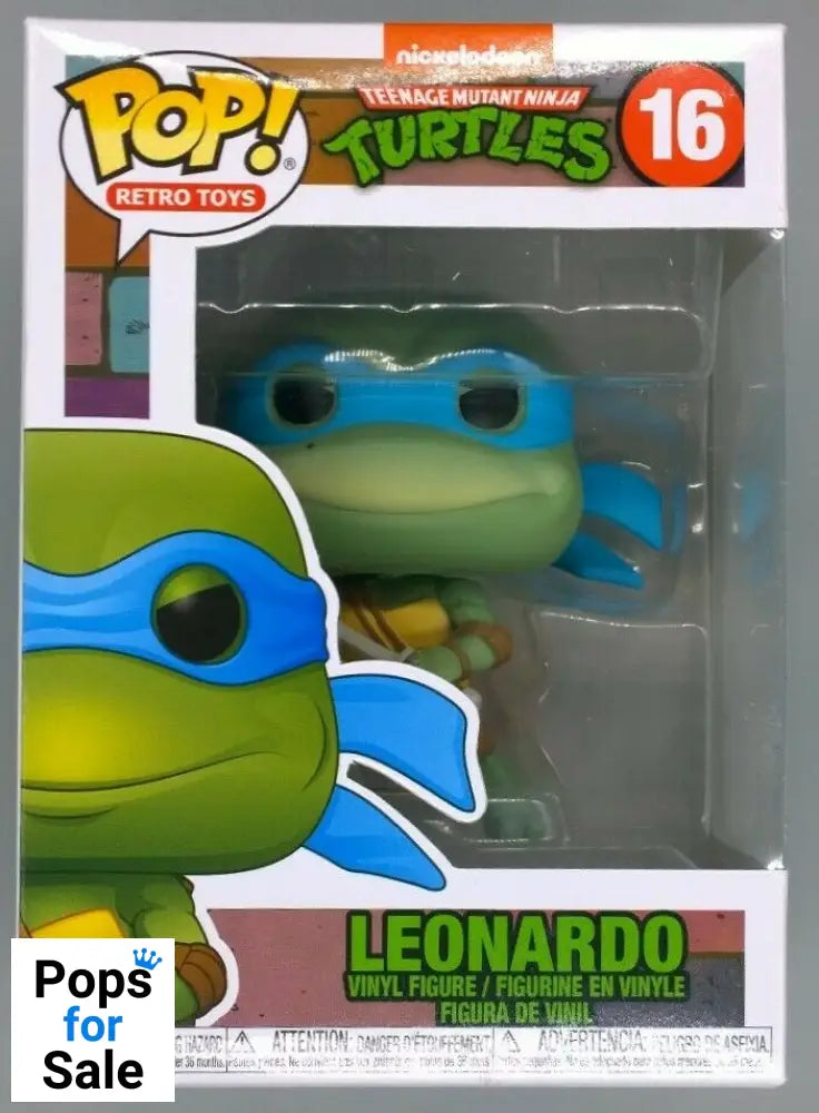 16 Leonardo (Retro) - Teenage Mutant Ninja Turtles 1990 Funko POP