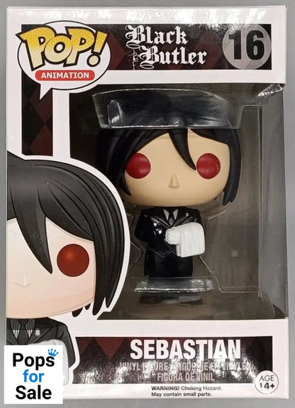 16 Sebastian - Black Butler - Funko POP - Box Damaged