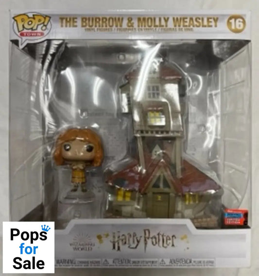 16 The Burrow & Molly Weasley - Town - Harry Potter Box Damaged Funko POP