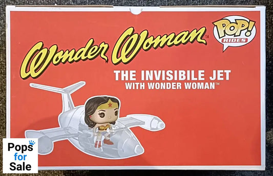 #16 The Invisible Jet (w/ Wonder Woman) Rides DC Com Box Damaged Funko POP