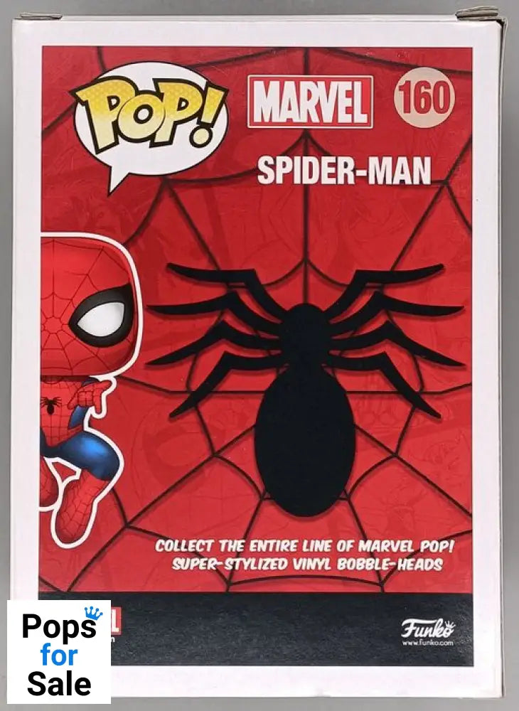 #160 Spider-Man (Action Pose) - Marvel Collector Box Damaged Funko POP - PopsforSale.co.uk