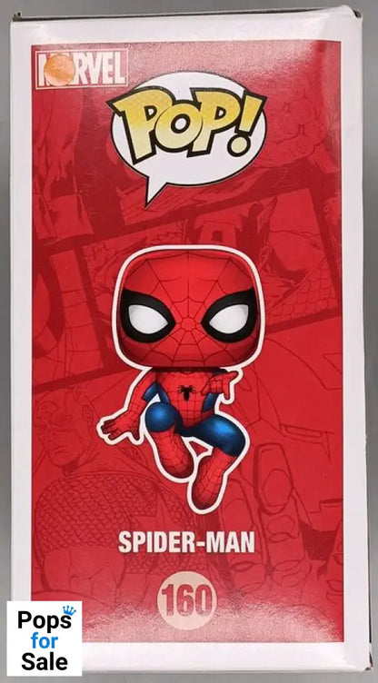 #160 Spider-Man (Action Pose) - Marvel Collector Box Damaged Funko POP - PopsforSale.co.uk