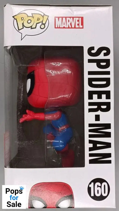 #160 Spider-Man (Action Pose) - Marvel Collector Box Damaged Funko POP - PopsforSale.co.uk