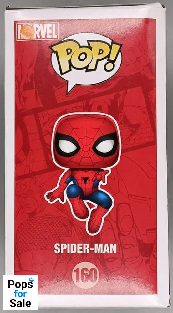 #160 Spider-Man (Action Pose) - Marvel Collector Box Damaged Funko POP