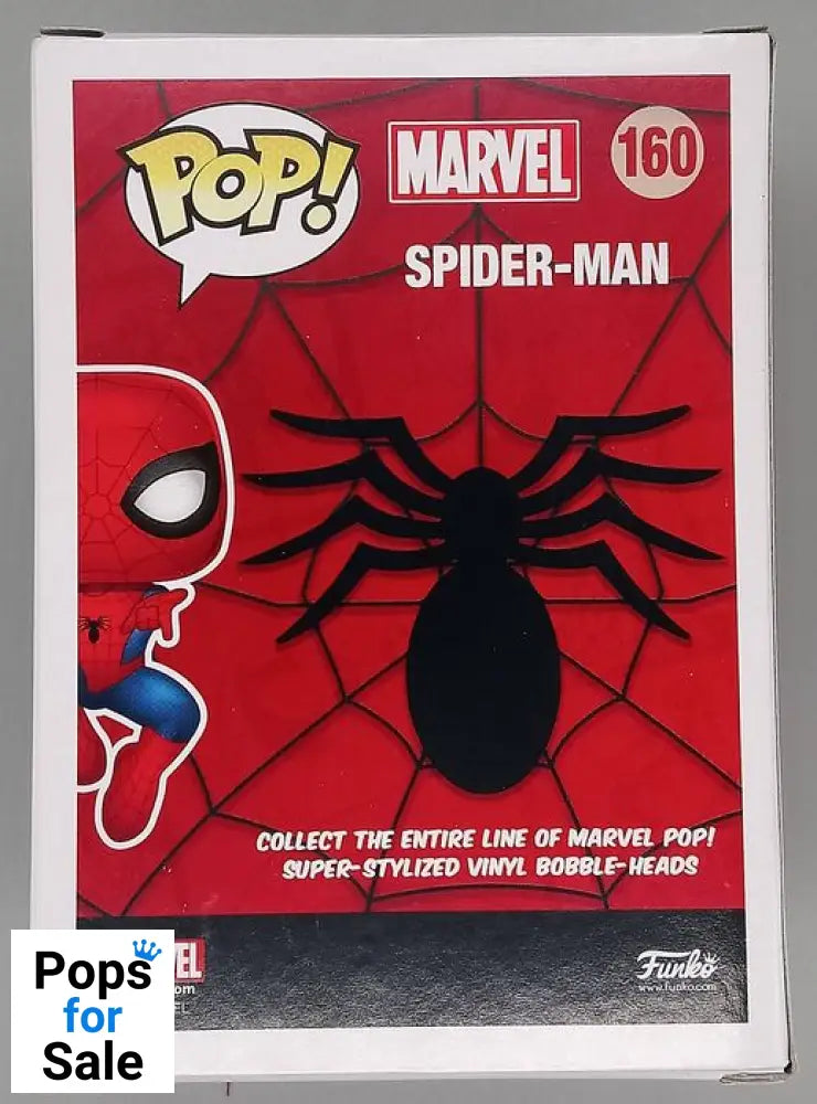 #160 Spider-Man (Action Pose) - Marvel Collector Corps MCC Funko POP - PopsforSale.co.uk