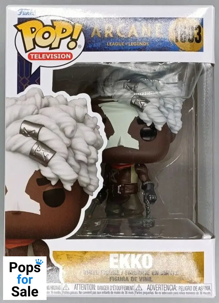 1603 Ekko - Arcane League of Legends Funko POP - Brand New