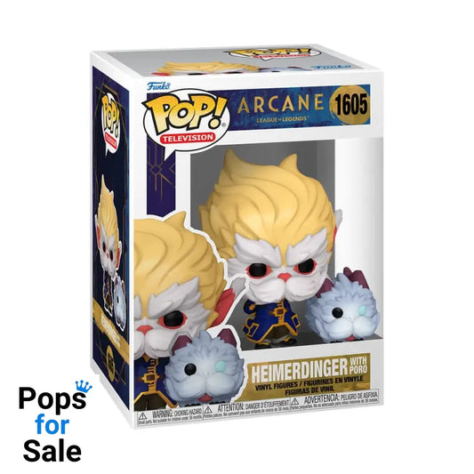 1605 Heimerdinger w/Poro - Arcane League of Legends Funko POP - Brand New