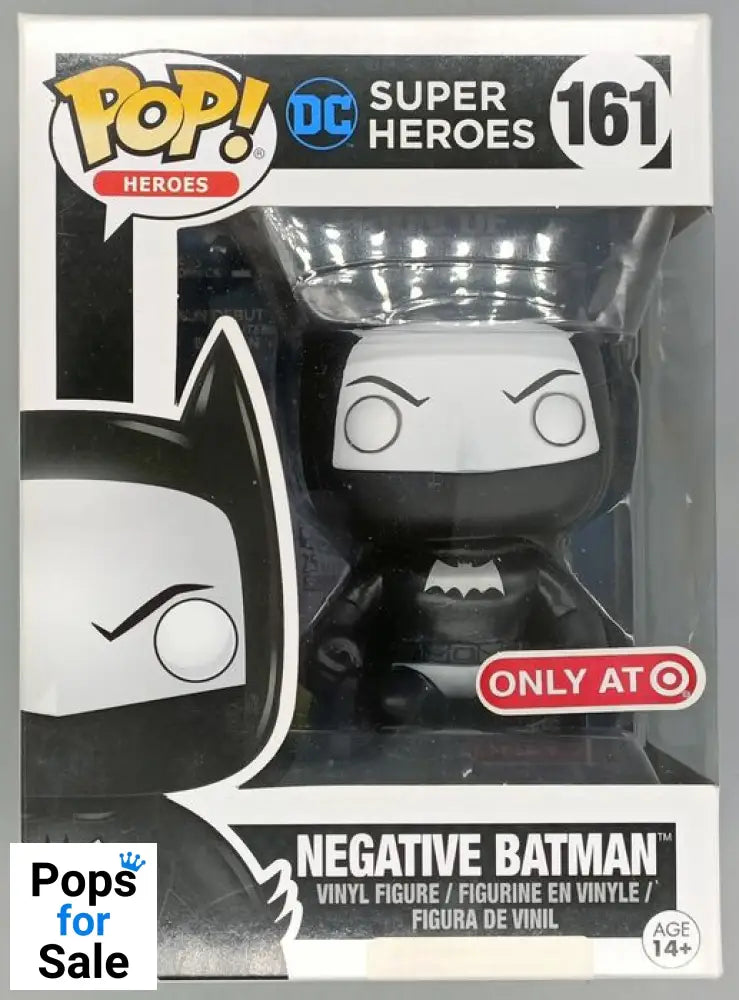 #161 Negative Batman - DC - Box Damaged Funko POP