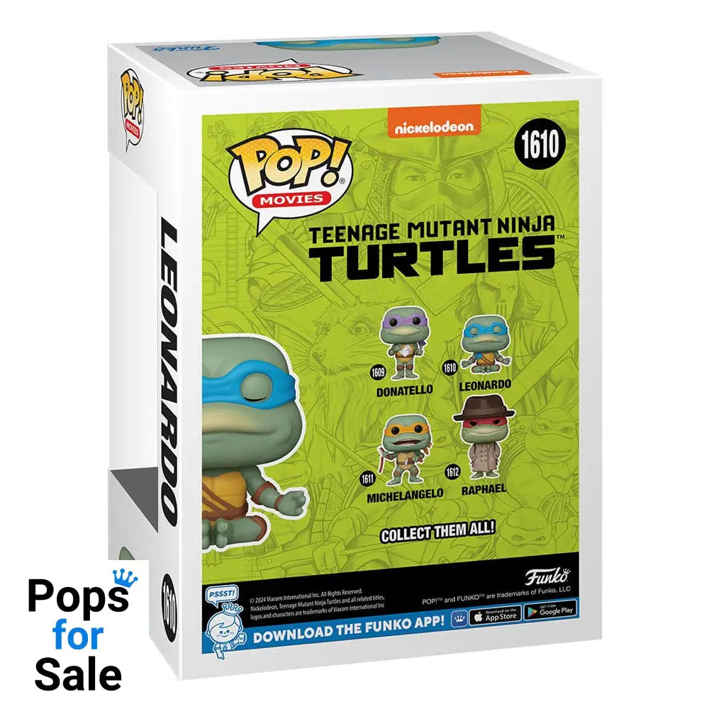 1610 Leonardo (Meditating) - Teenage Mutant Ninja Turtles Funko Pop Preorder