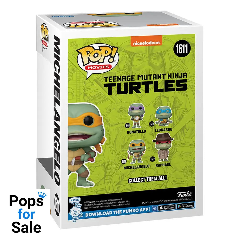 1611 Michelangelo Sausage Link Nunchuks - Tmnt Teenage Mutant Ninja Turtles Funko Pop Preorder