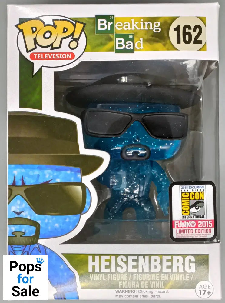 #162 Heisenberg (Blue Crystal) Breaking Bad - 2015 Con - Box Damaged Funko POP