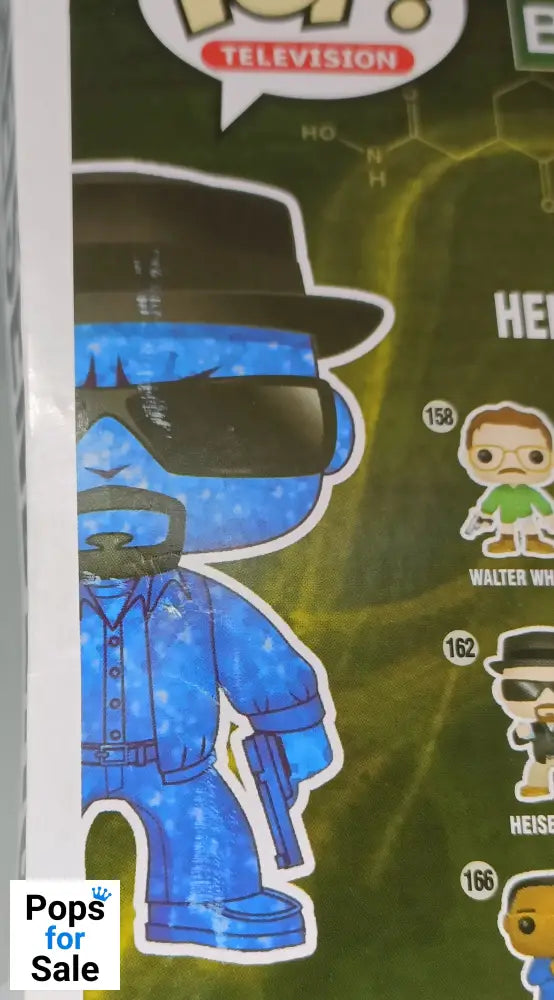 #162 Heisenberg (Blue Crystal) Breaking Bad - 2015 Con - Box Damaged Funko POP