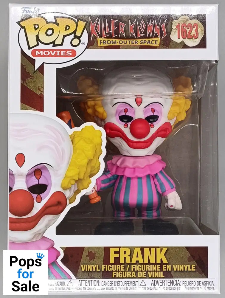 1623 Frank - Killer Klowns From Outer Space - Horror Funko POP - Brand New