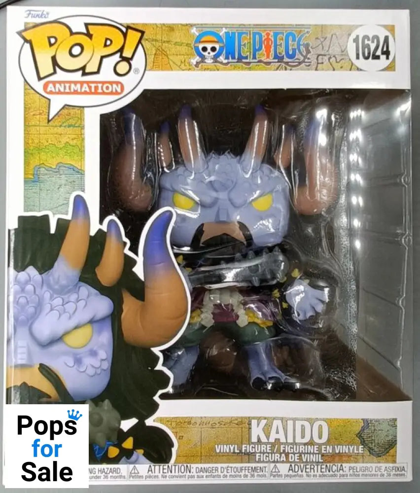 1624 Kaido Man Beast Form - 6 Inch - One Piece - Box Damaged Funko POP