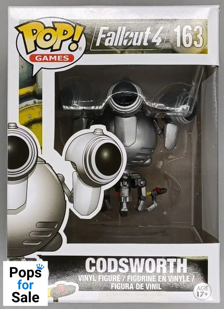 163 Codsworth - Fallout 4 - Box Damaged Funko POP