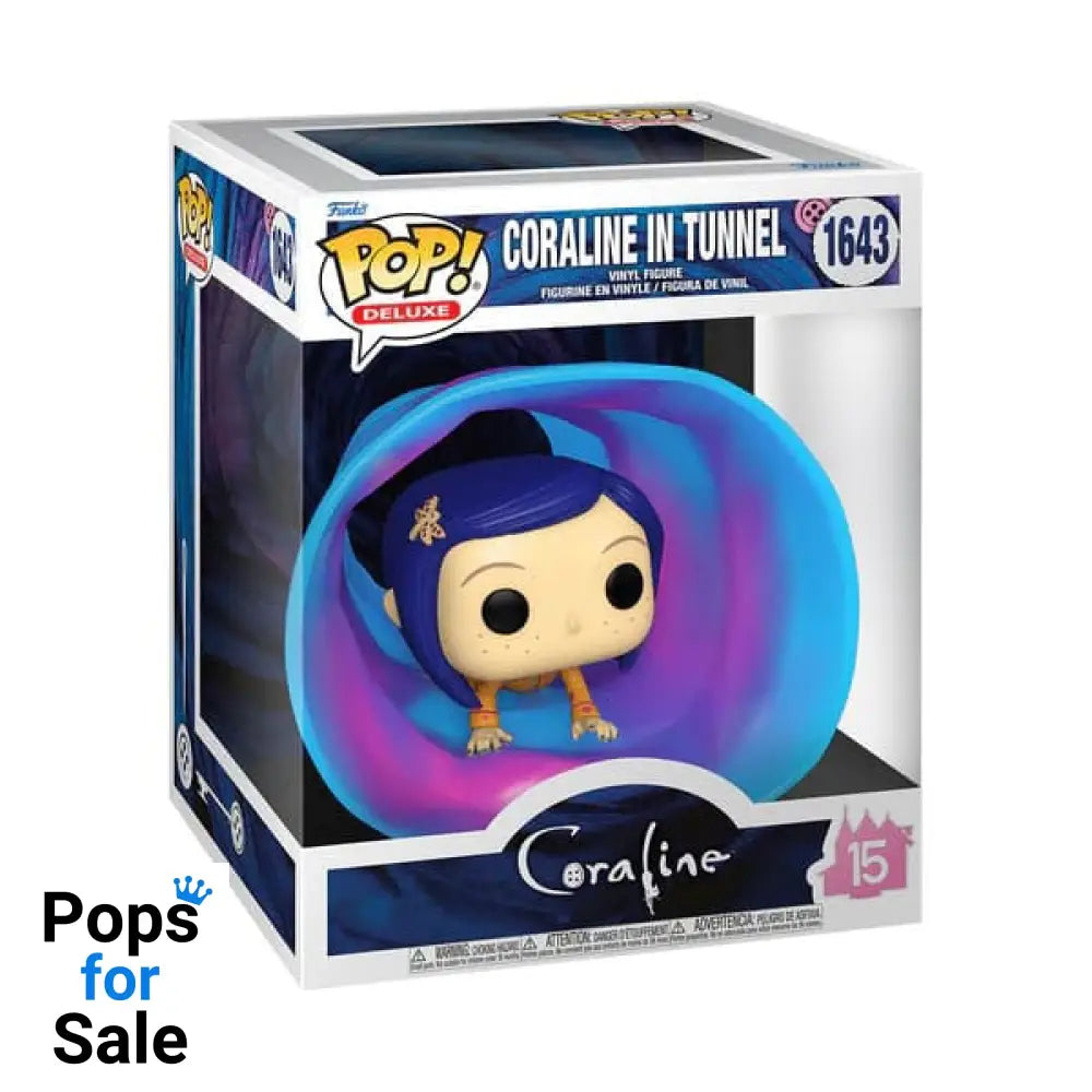 1643 Coraline in Tunnel - Deluxe - Coraline 15th Anniversary Funko POP - Brand New