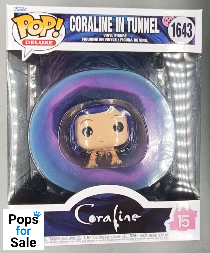 1643 Coraline in Tunnel - Deluxe - Coraline 15th Anniversary Funko POP - Brand New