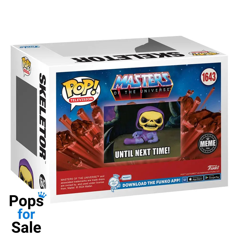 1643 Skeletor (Meme) ’Until Next Time’ - Masters Of The Universe Funko Pop Preorder