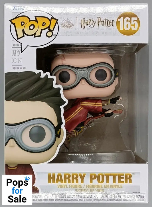 165 Harry Potter w/Broom (Quidditch) - Harry Potter - Brand New Funko POP